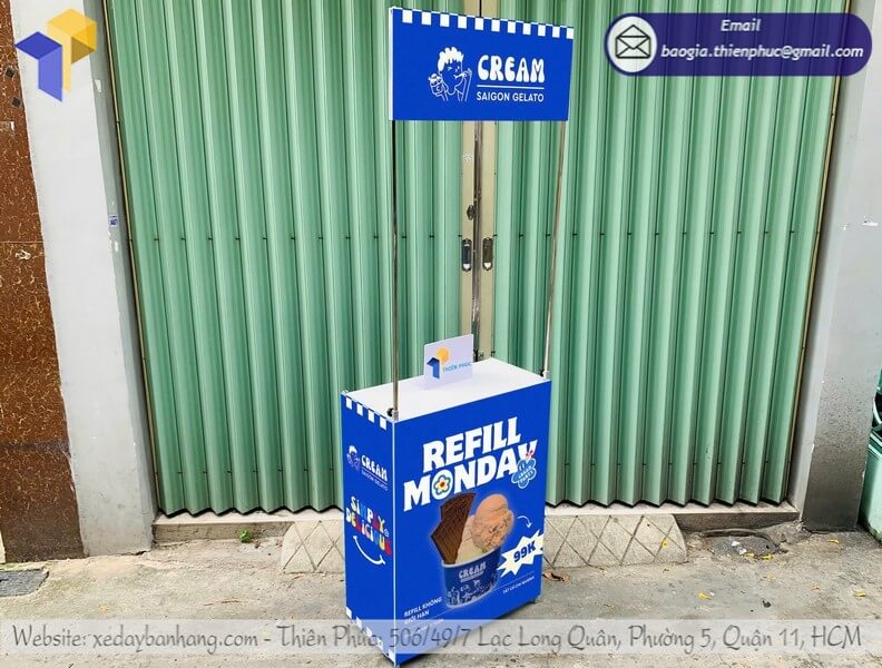 Nơi bán booth bằng sắt quảng cáo sự kiện giá rẻ cho chương trình marketing