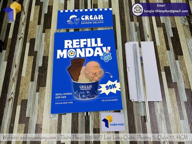 Nơi bán booth bằng sắt quảng cáo sự kiện giá rẻ thiết kế bền vững