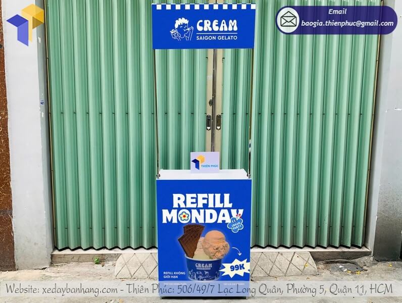 Nơi bán booth bằng sắt quảng cáo sự kiện giá rẻ