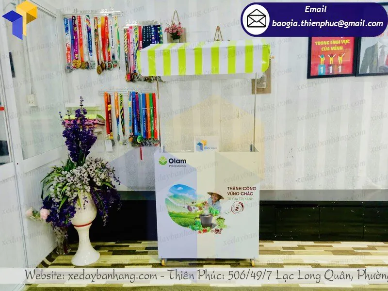 báo giá xe lắp ráp trưng bày quảng cáo