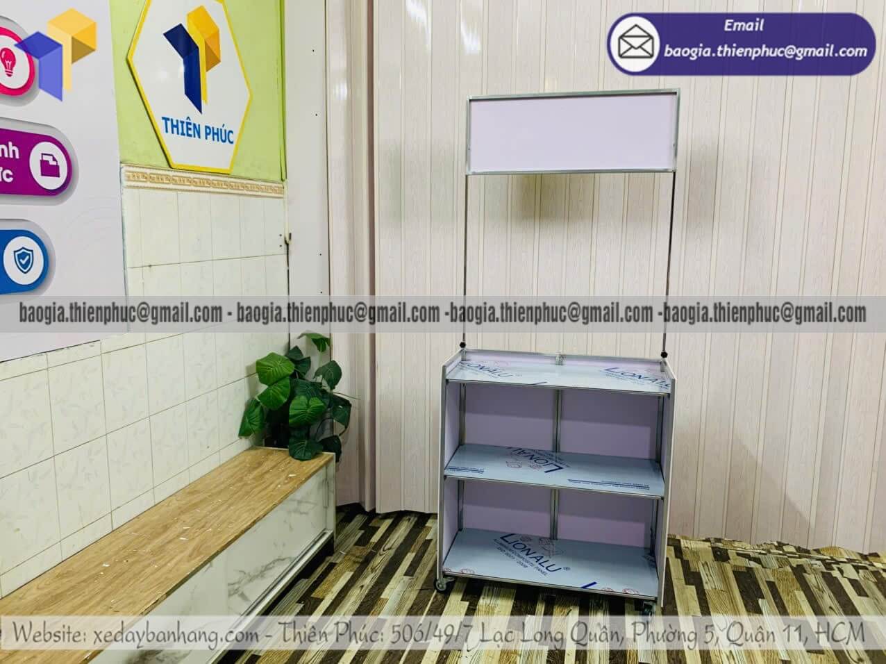 Báo giá xe xếp bán mì trộn lắp ráp hàng rong giá rẻ tham khảo cho shop đồ ăn online
