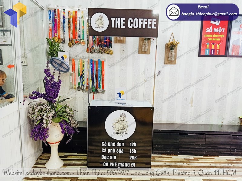 booth bán cà phê giá rẻ chất lượng