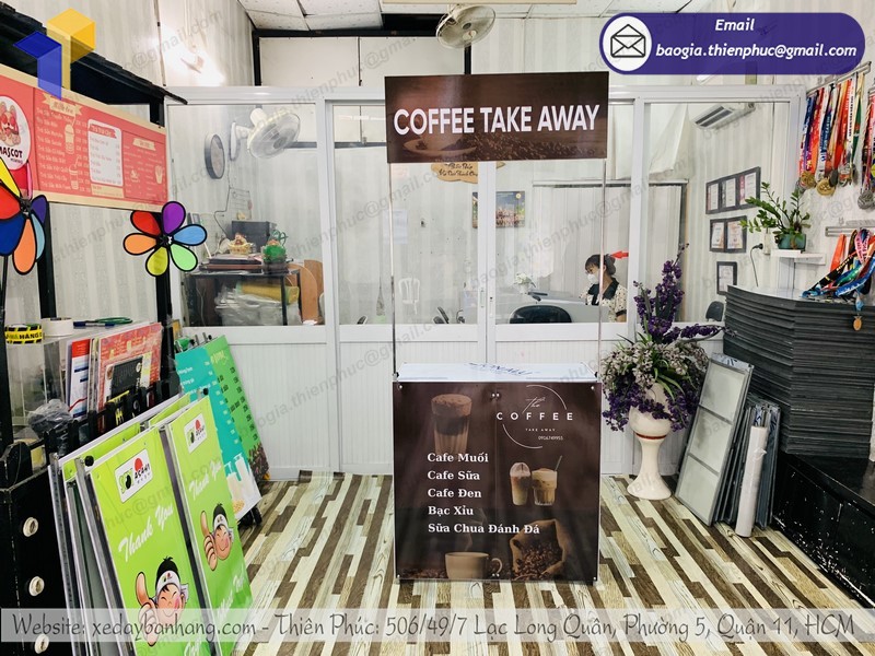 booth bán café lắp ráp tphcm