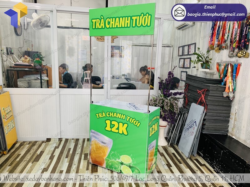 booth bán trà chanh mini rẻ