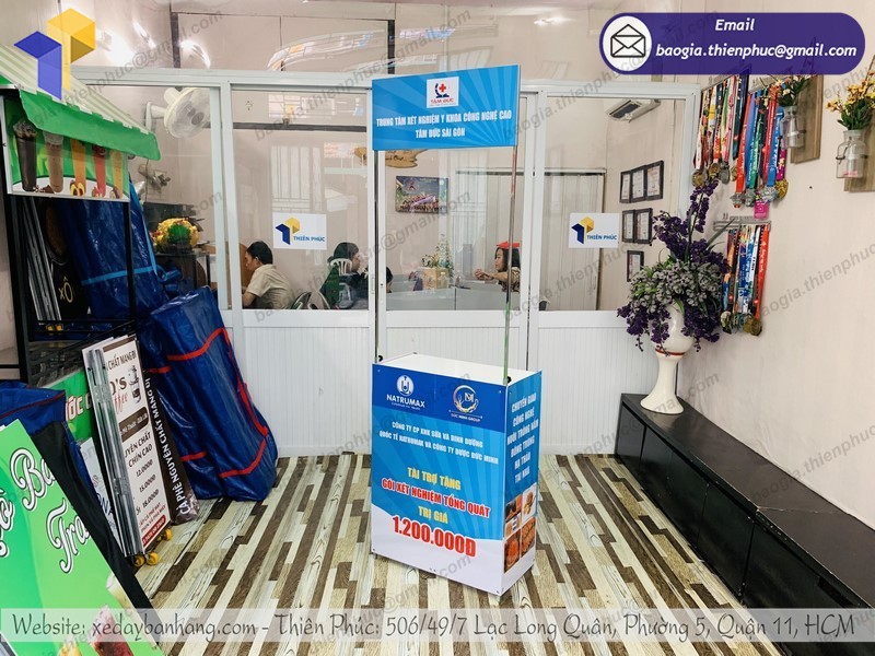 Booth sampling quảng cáo tphcm