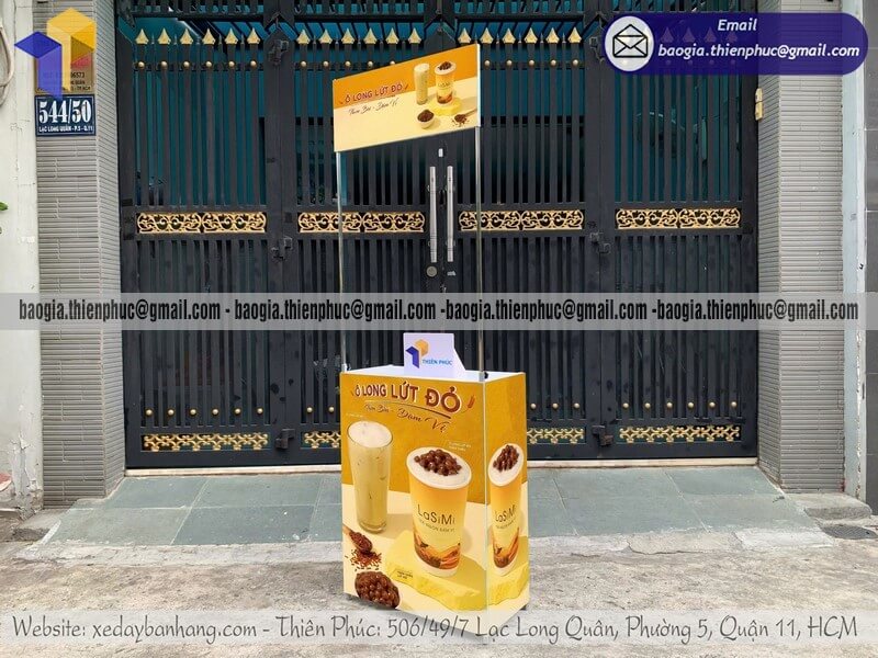 Booth sắt sampling dùng thử sản phẩm mới miễn phí sản phẩm mới toàn quốc