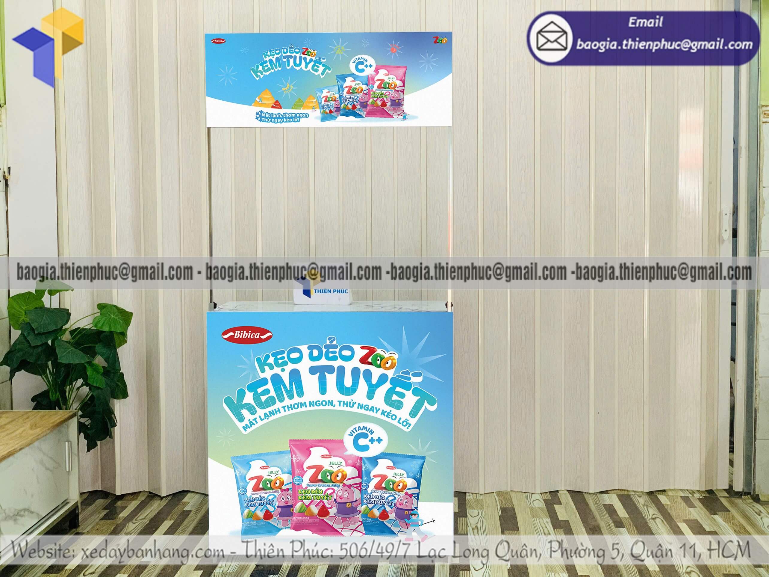 Booth sắt tiếp thị bán hàng tại sự kiện giá rẻ có chiết khấu cao tại xưởng