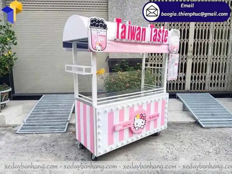 đặt làm xe bán trà sữa tại Đà Nẵng