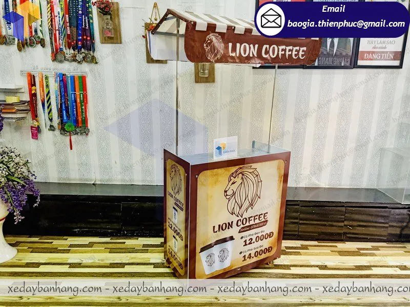 đặt làm xe lắp ráp bán cafe espresso