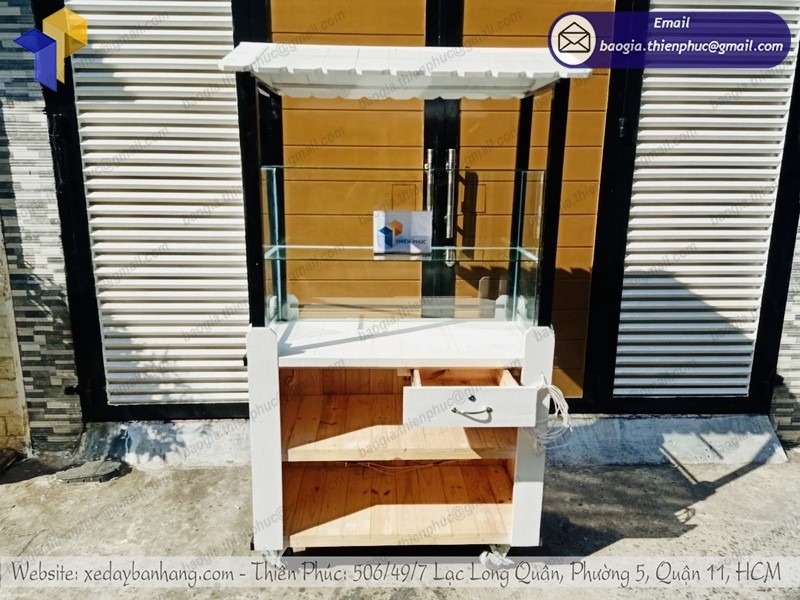 gia công xe bán đồ ăn nhanh