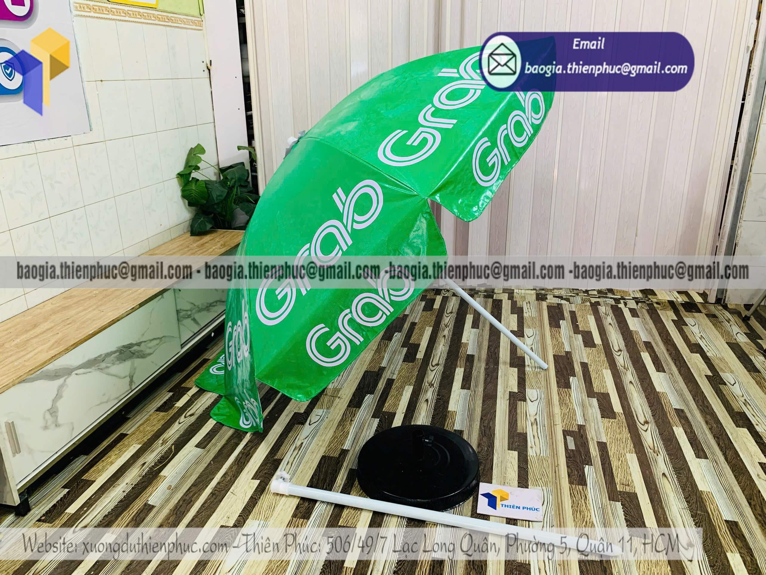 In dù tròn che quảng cáo thương hiệu chắn gió tốt muốn tạo chất riêng