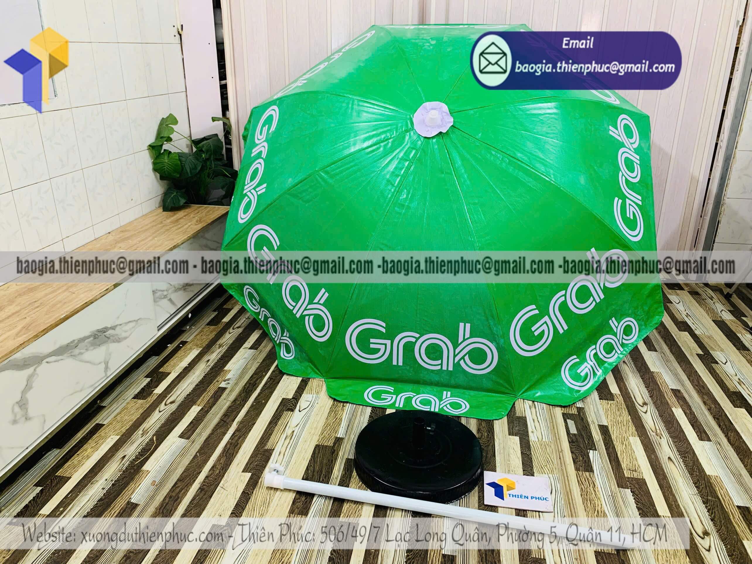 In dù tròn che quảng cáo thương hiệu chắn gió tốt thương hiệu bán khắp Việt Nam
