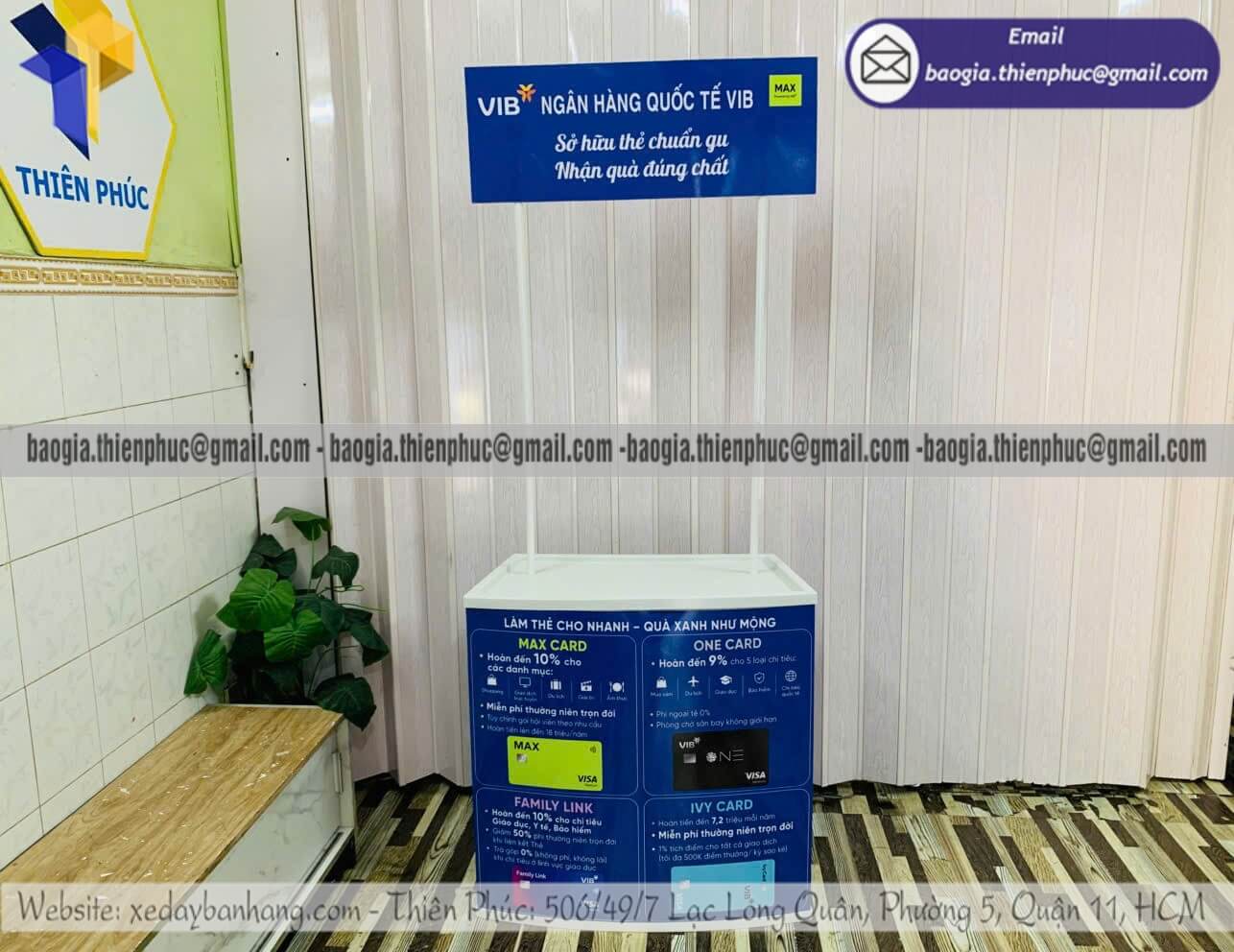 Quầy nhựa cho sự kiện tiếp thị sản phẩm di động