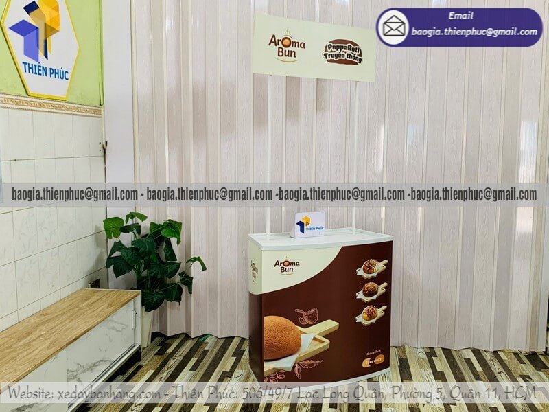 Quầy nhựa PG sampling phát mẫu thử miễn phí trực tiếp trên toàn quốc giá tốt nhất