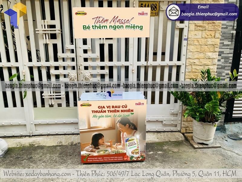 Quầy sắt cho PG sampling sản phẩm mới giá rẻ