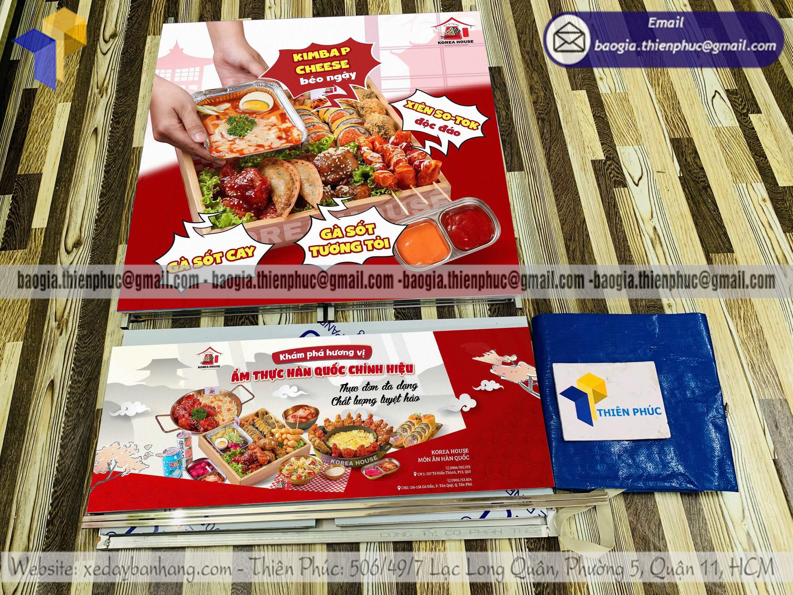 Quầy sắt gấp gọn cho PG trưng bày mẫu siêu thị đẹp dành cho doanh nghiệp và đơn vị tổ chức
