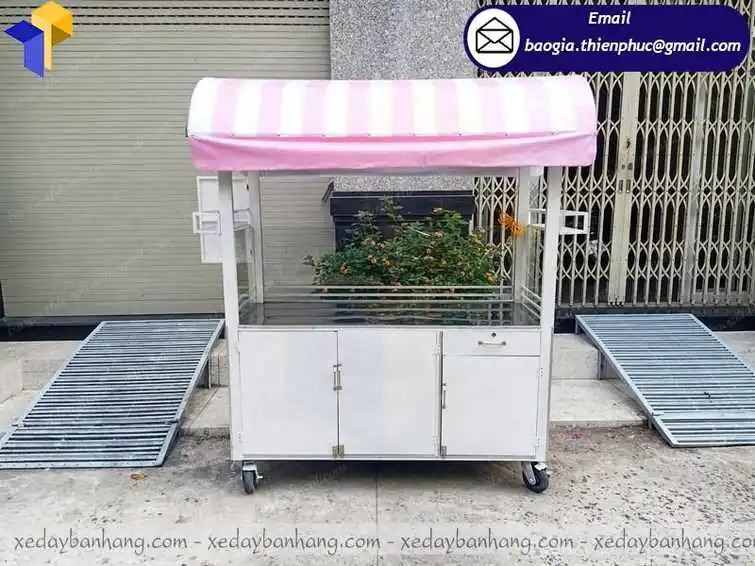 thiết kế xe bán trà sữa tại Đà Nẵng