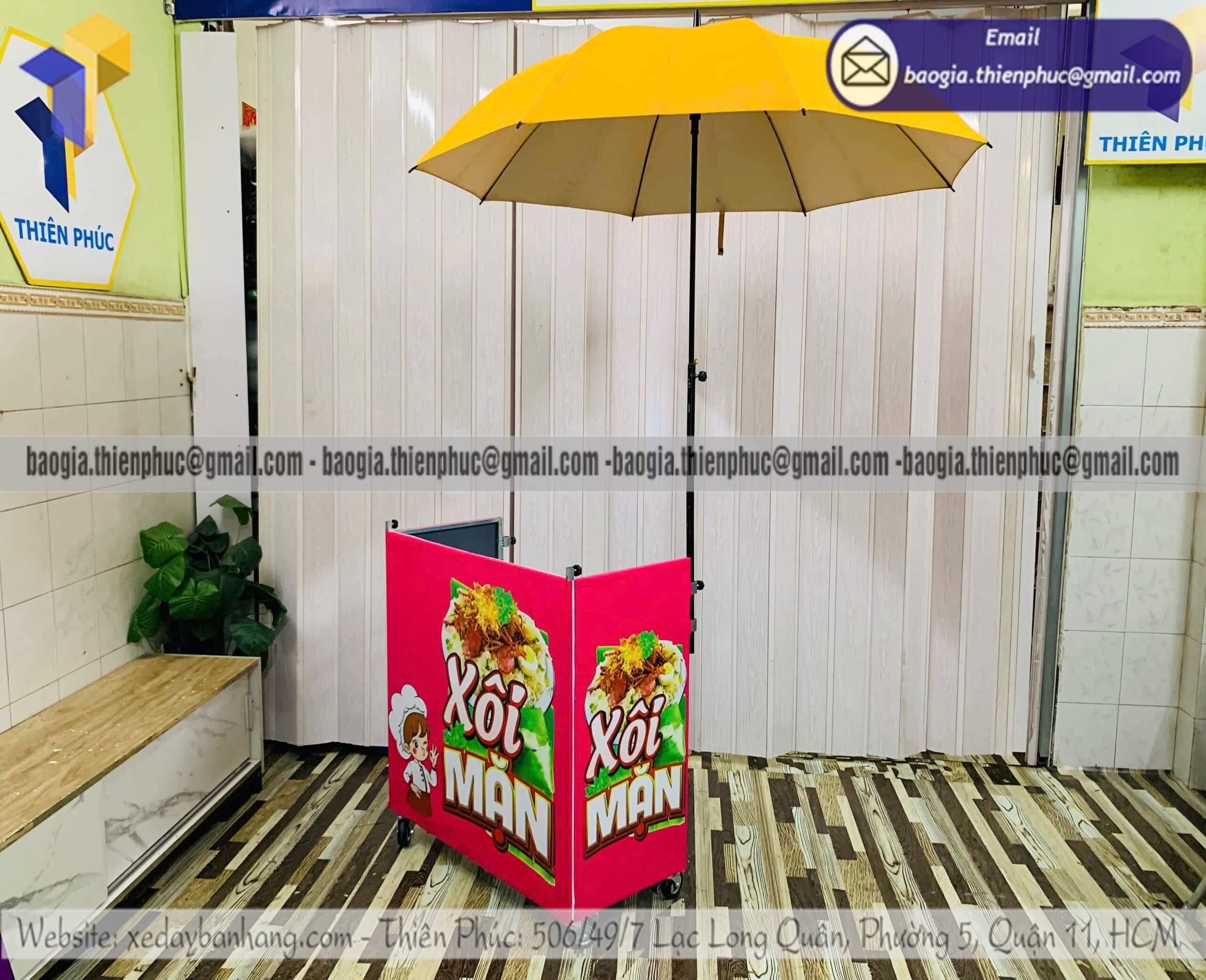 Xe bán xôi lắp ráp di động bán hàng rong xếp gọn lựa chọn đặt hàng nhanh giá ưu đãi