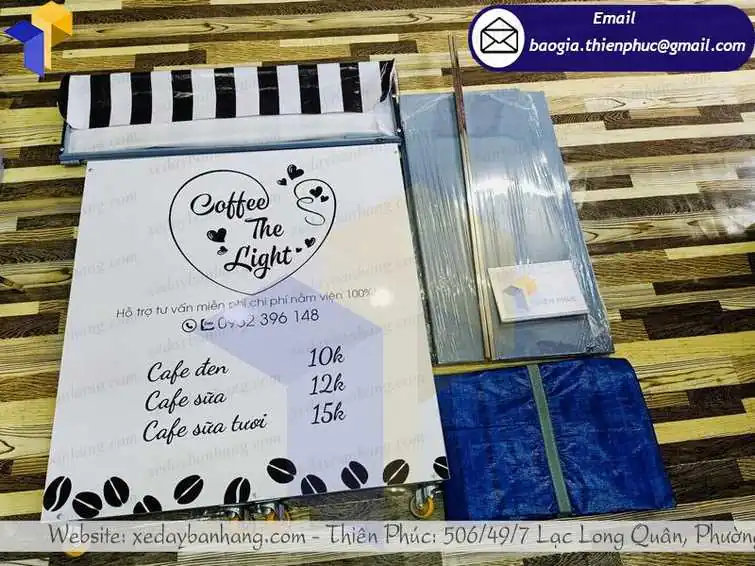 xe cafe gấp gọn
