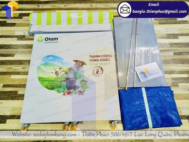 xe lắp ráp trưng bày quảng cáo giá bao nhiêu