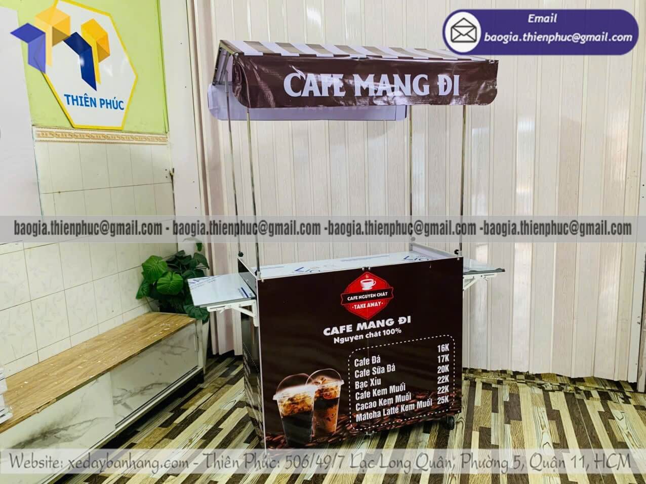 Xưởng đóng quầy xếp cafe pha chế dựng bán vỉa hè gia công quầy giá rẻ tại tphcm