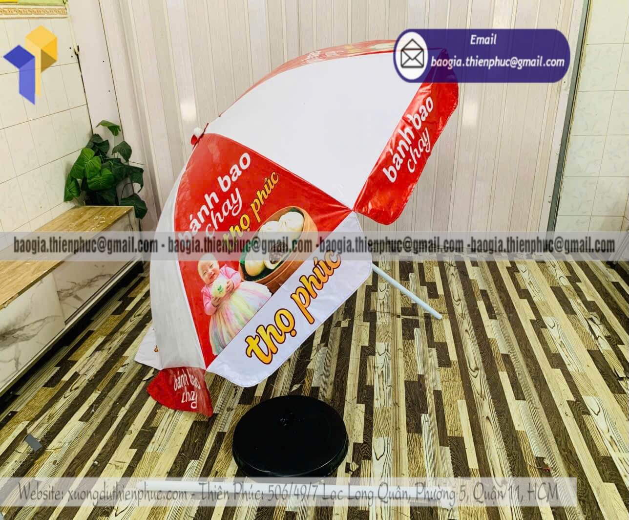 Xưởng sản xuất dù bạt quảng cáo in thương hiệu rẻ báo giá tại xưởng