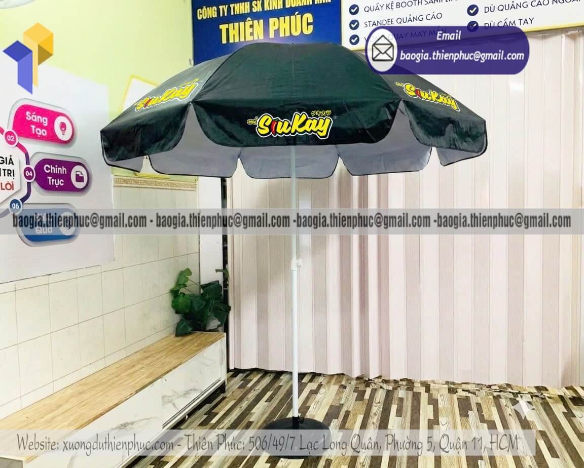 Xưởng sản xuất ô dù bạt quảng cáo in nhãn hàng giá hợp lý thiết kế miễn phí